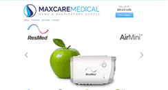 Desktop Screenshot of maxcaremedical.com